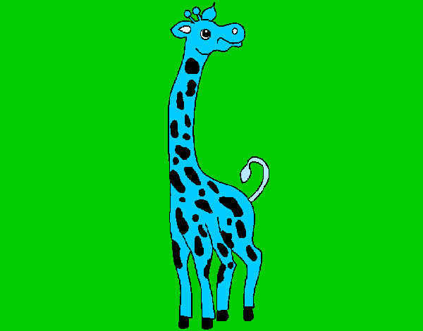 Desenho Girafa pintado por Fabioloso