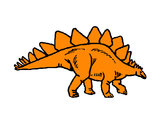 Desenho Stegossaurus pintado por Lucastarci
