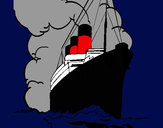 Desenho Barco a vapor pintado por 1marcio1
