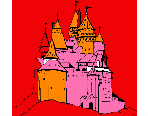 Desenho Castelo medieval pintado por Anthonyela