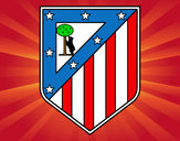 Desenho Emblema do Club Atlético de Madrid pintado por Sandro