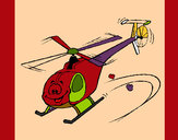 Desenho Helicóptero pintado por Anthonyela