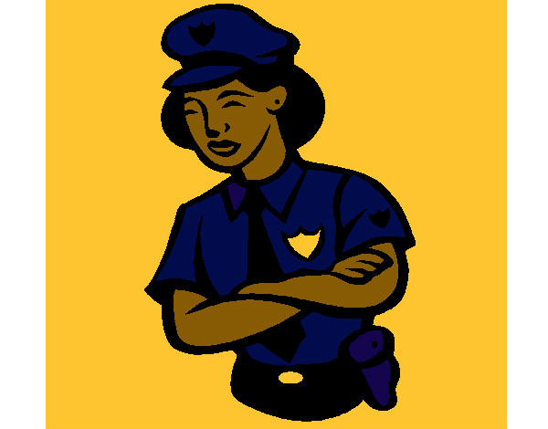 Desenho Mulher polícia pintado por 1marcio1