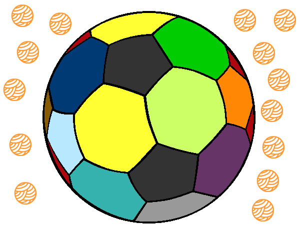 Desenho Bola de futebol II pintado por minhamad