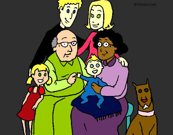 Desenho Família pintado por Dududuardo