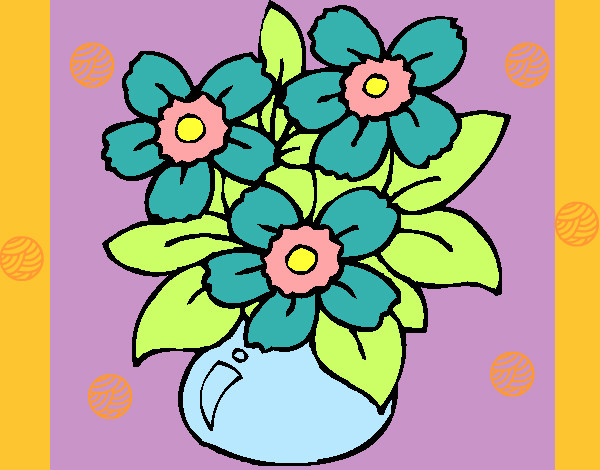 Desenho Jarro de flores pintado por yasmim1