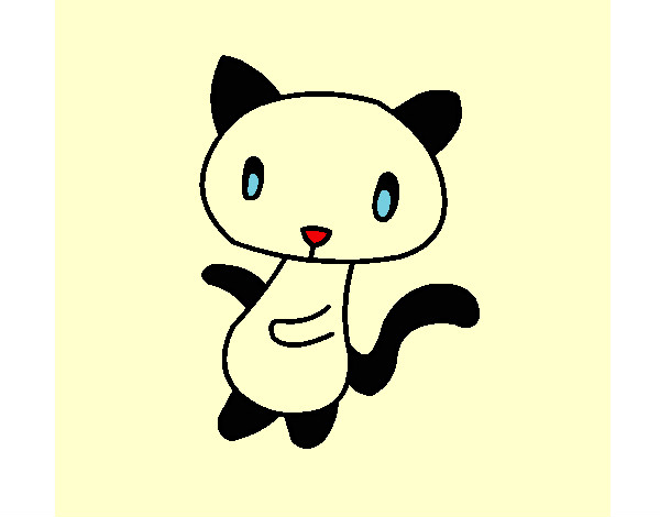 Desenho O Gato   pintado por webergio