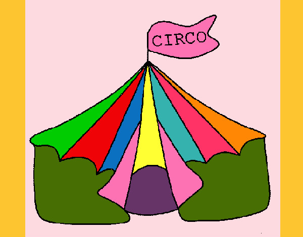 Desenho Circo pintado por Rogerioan