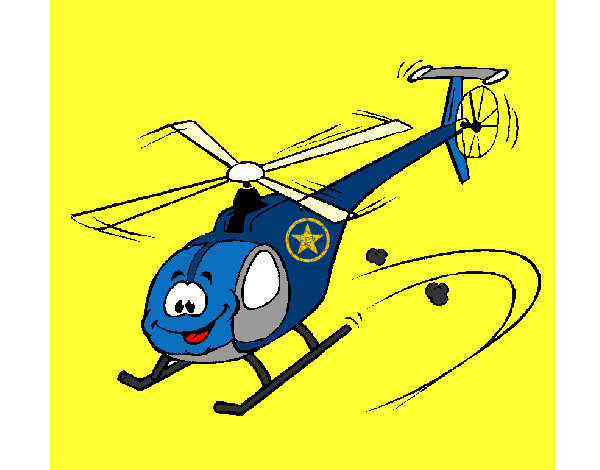 Desenho Helicóptero pintado por weverto