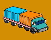 Desenho Caminhão largura pintado por MiraSantos
