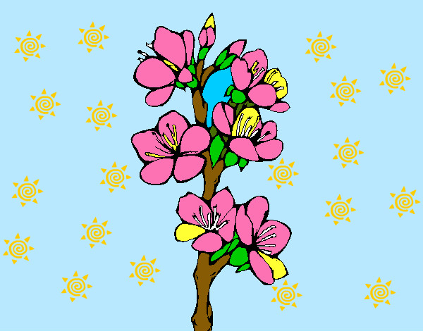 Desenho Flores de campo pintado por goreti