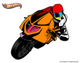 Desenho Hot Wheels Ducati 1098R pintado por MiraSantos
