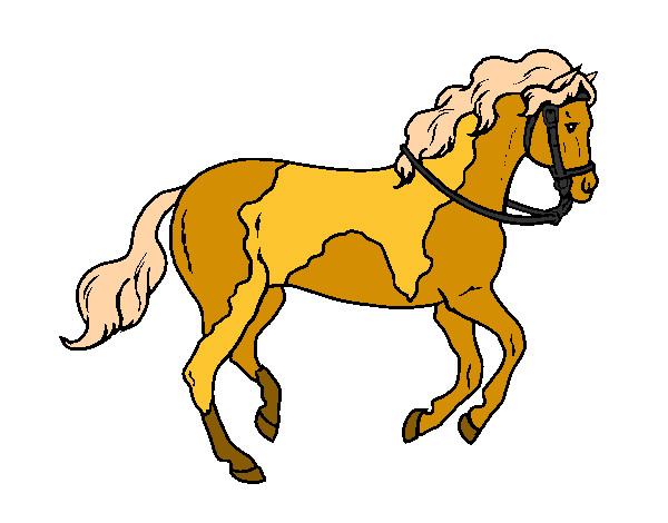Desenho Cavalo 5 pintado por Juzinha
