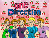 Desenho One Direction 3 pintado por miranda7
