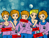 Desenho Os meninos do One Direction pintado por miranda7