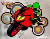 Desenho Hot Wheels Ducati 1098R pintado por megamente