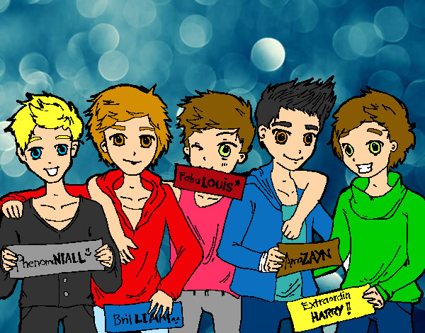 Desenho Os meninos do One Direction pintado por BrEnDaA