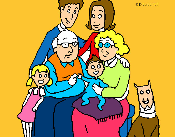 Desenho Família pintado por Bruna20