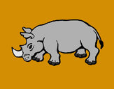Desenho Rinoceronte 2 pintado por joaop