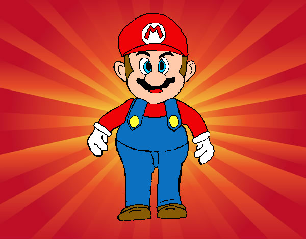 Super Mario. Pintado no Photoshop.  Desenhos do mario, Como desenhar o  mario, Super mario