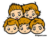 Desenho One Direction 2 pintado por Diana11