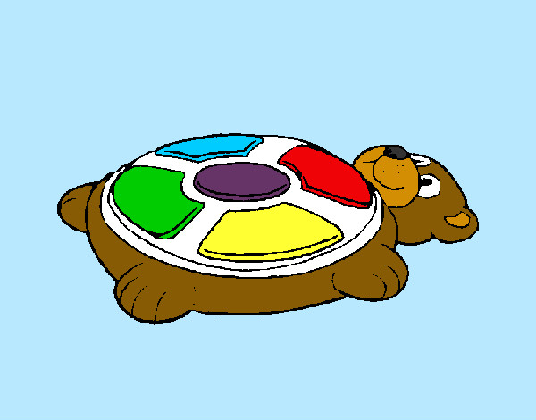 Desenho Simon forma de urso pintado por RaioBranco