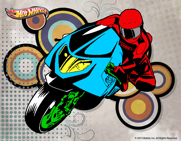 Desenho Hot Wheels Ducati 1098R pintado por jhonatan9