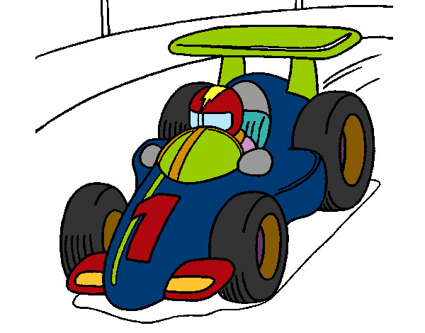 Desenho Carro de corrida pintado por Cyntiaz