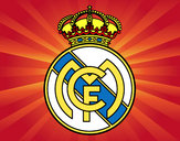 Desenho Emblema do Real Madrid C.F. pintado por JoseHenry