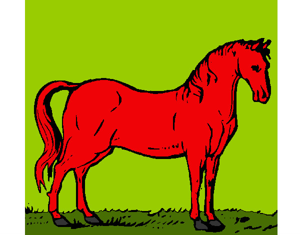 Desenho Cavalo andaluz pintado por brsodasi