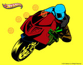 Desenho Hot Wheels Ducati 1098R pintado por maycom
