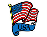 Desenho Bandeira dos Estados Unidos pintado por alejandro2