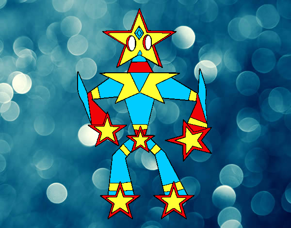 Desenho Transformer estrela pintado por ViniciusP