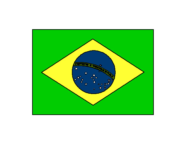 Desenho Brasil pintado por feevale