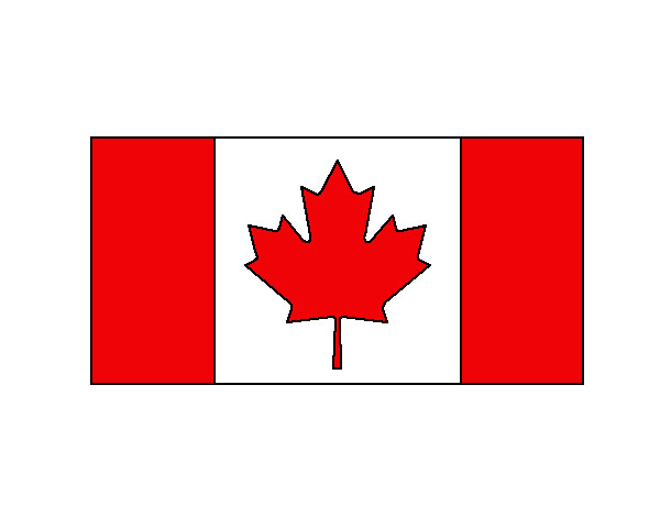 Desenho Canadá pintado por feevale