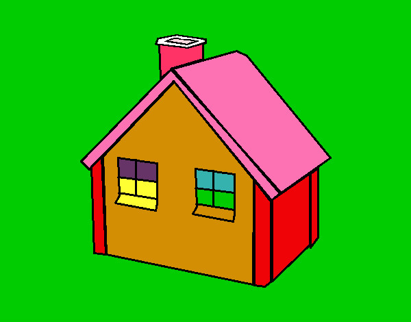 Desenho Casa menor pintado por tukuruvi