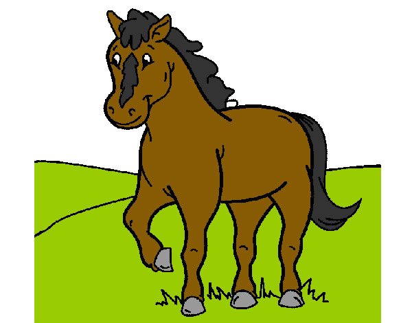 Desenho Cavalo 4 pintado por tukuruvi