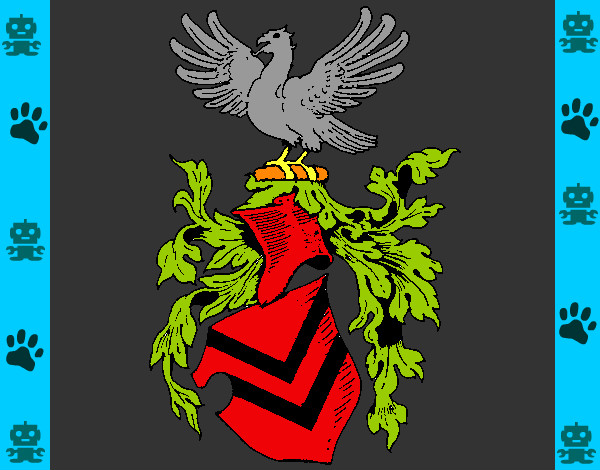 Desenho Escudo de armas e águia pintado por alejandro2