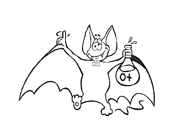 Desenho Morcego tonto pintado por jokas
