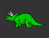 Desenho Triceratops pintado por wagnerjuni