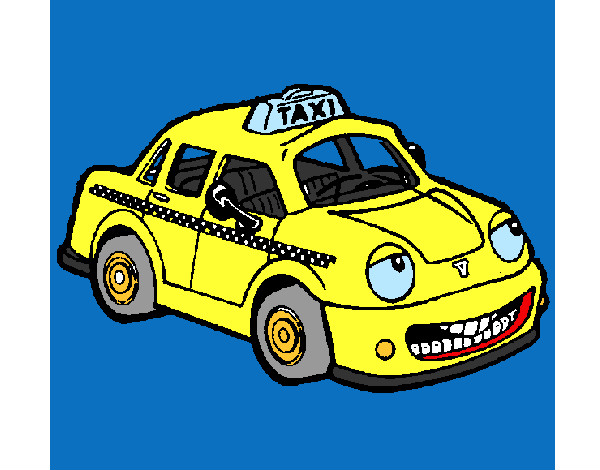 Desenho Herbie Taxista pintado por Guilerme2