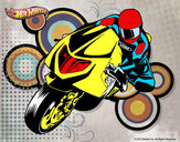 Desenho Hot Wheels Ducati 1098R pintado por mvss