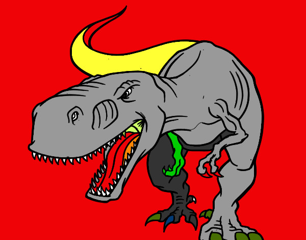 Desenho Dinossauro aborrecido pintado por RafaelE