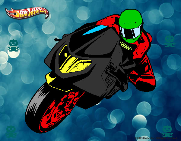 Desenho Hot Wheels Ducati 1098R pintado por giovannnyy