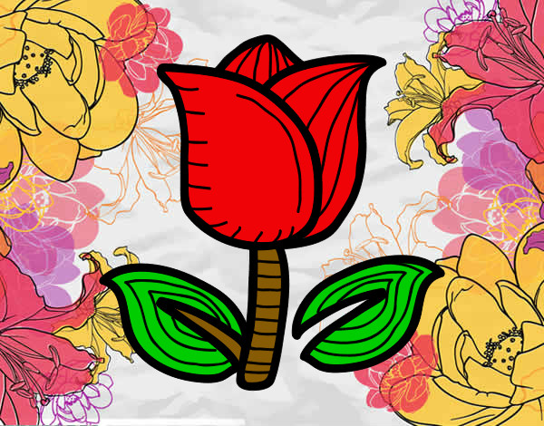 Desenho Tulipán pintado por ViviVivi