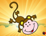 Desenho Macaco encantador pintado por amozinho