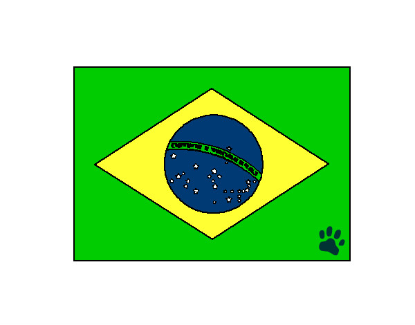 Desenho Brasil pintado por mariias2