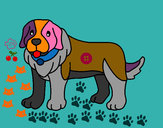 Desenho Cão pigmento pintado por nicolas1