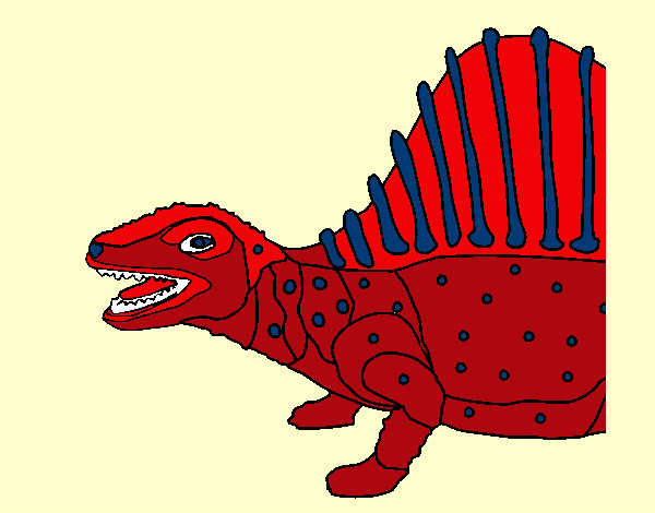 Desenho Dinossauro pintado por gloriaa