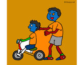 Desenho Triciclo pintado por ruansinho